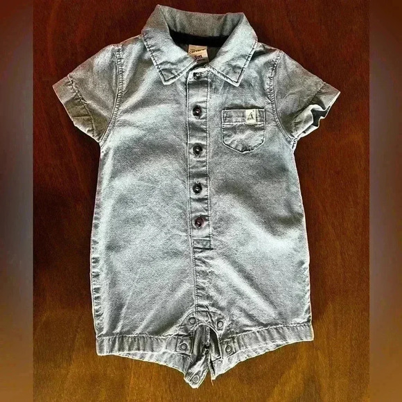 Carter's Baby Boy One Piece Romper Size 3 Months - Picture 6 of 7